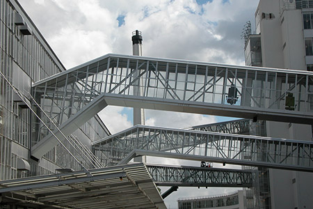 Мостовые металлоконструкции на объекте