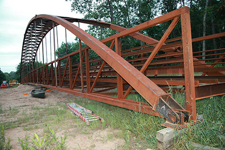 Мостовые металлоконструкции на объекте